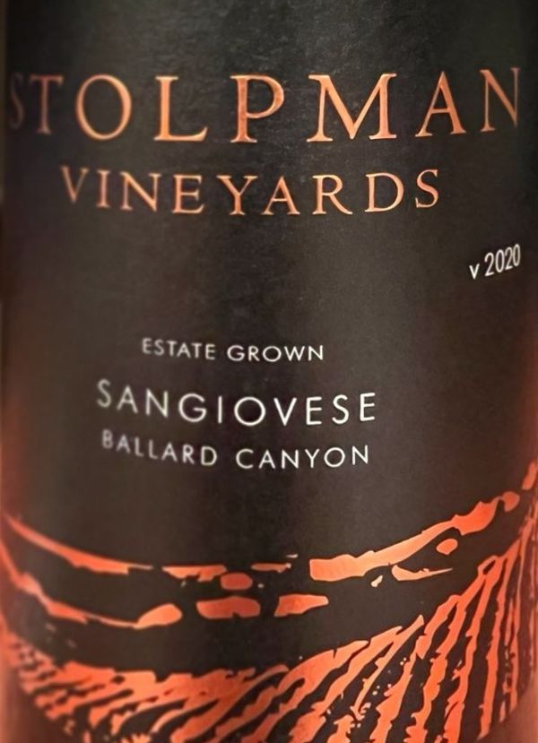 2020 Stolpman Vineyards Estate Sangiovese