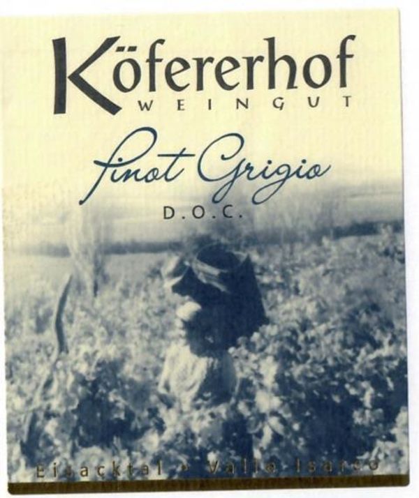 2021 Weingut Köfererhof Pinot Grigio