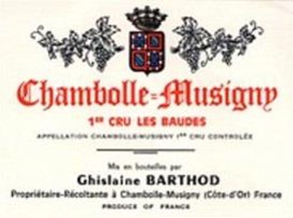 2003 Domaine Ghislaine Barthod Chambolle-Musigny Les Baudes
