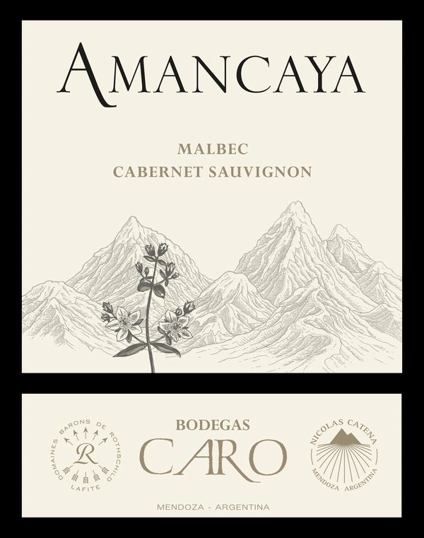 2018 Bodegas Caro Amancaya Malbec Cabernet Sauvignon