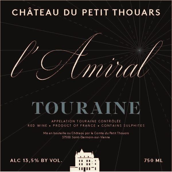 2015 Château du Petit Thouars Touraine Rouge L'Amiral