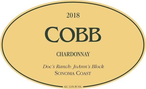 2018 Cobb Doc's Ranch JoAnn's Block Chardonnay