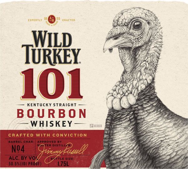 Wild Turkey 101 Kentucky Straight Bourbon Whiskey
