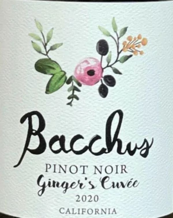 2020 Bacchus Cellars Ginger's Cuvée Pinot Noir