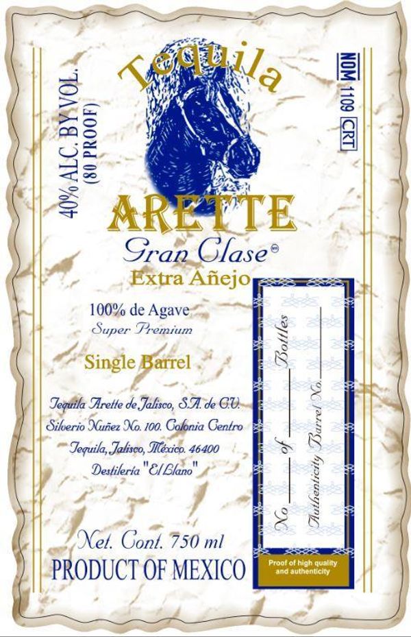 Arette Gran Clase Tequila Extra Añejo
