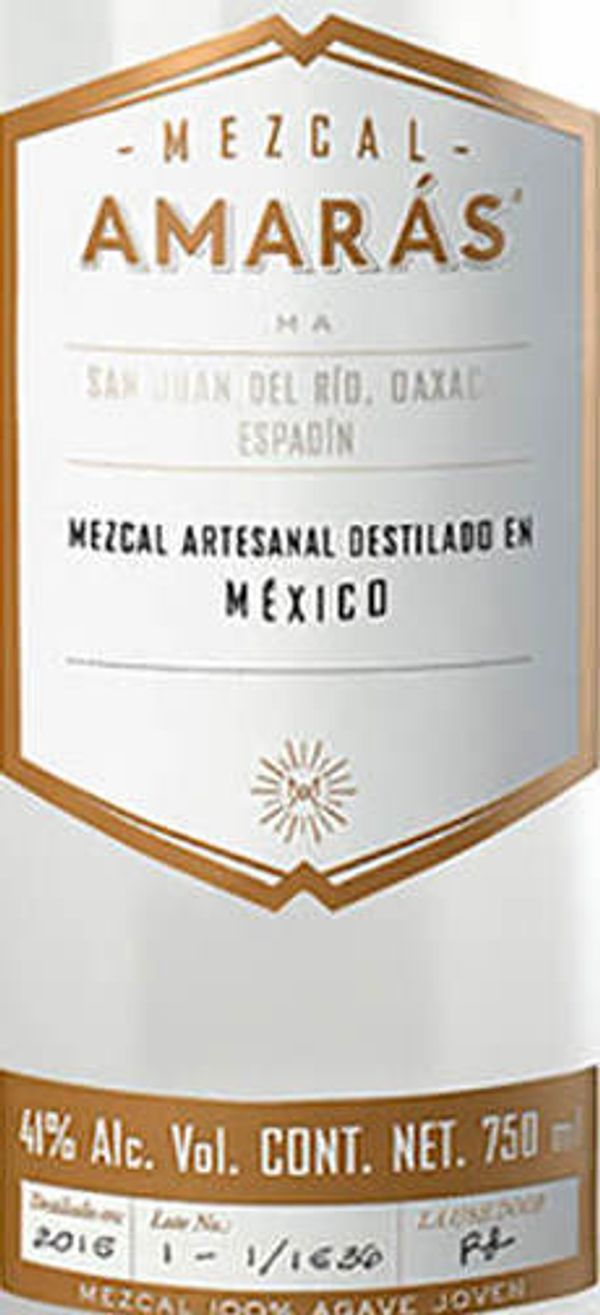 Amarás Mezcal Espadín