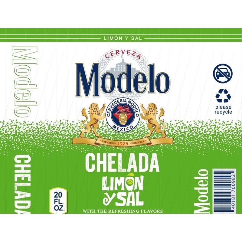 Modelo Chelada Limon Y Sal 24oz Can