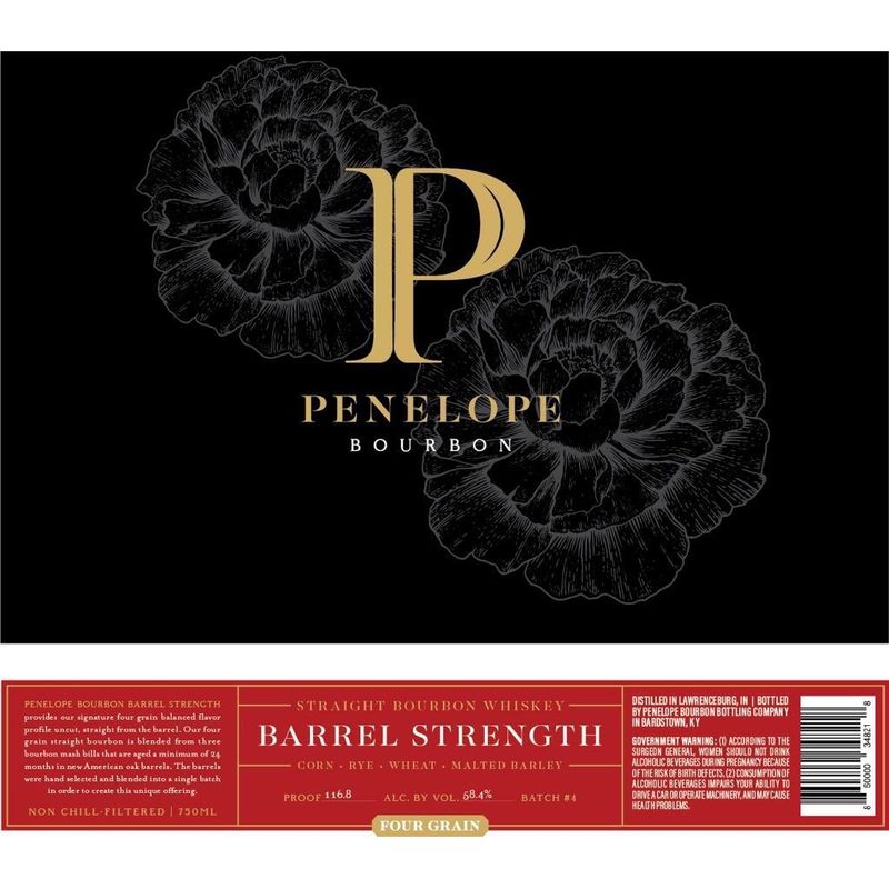 Lukas Liquor Superstore Lone Tree, CO ⋆ PENELOPE BARREL STRENGTH BOURBON 750ML