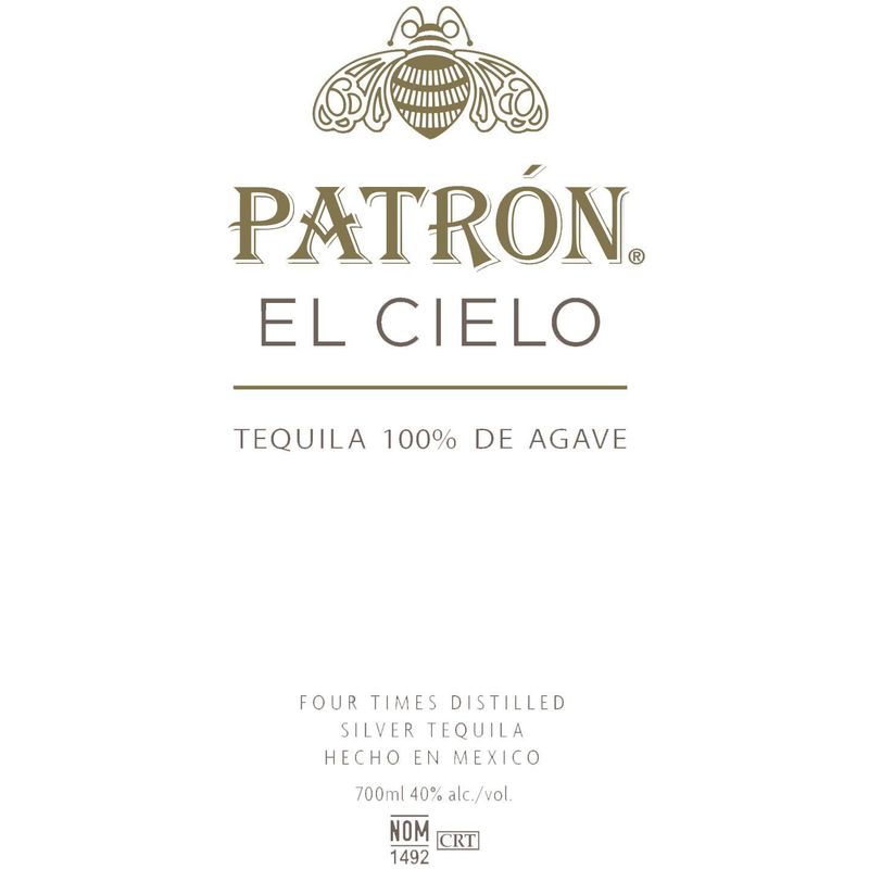 Patrón El Cielo Silver Tequila 750ml
