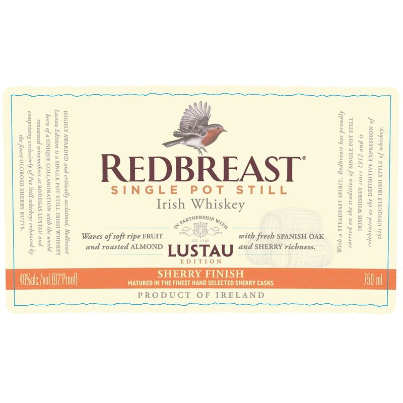 Redbreast Lustau Irish Whiskey Edition 750ml